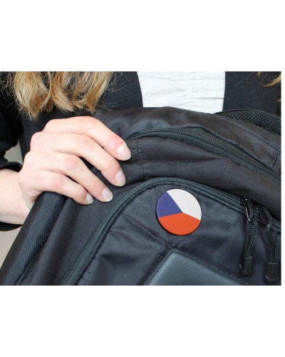 Lapocska - zászló Cseh köztársaság Ø3,5 cm - 1 db. | Mimib