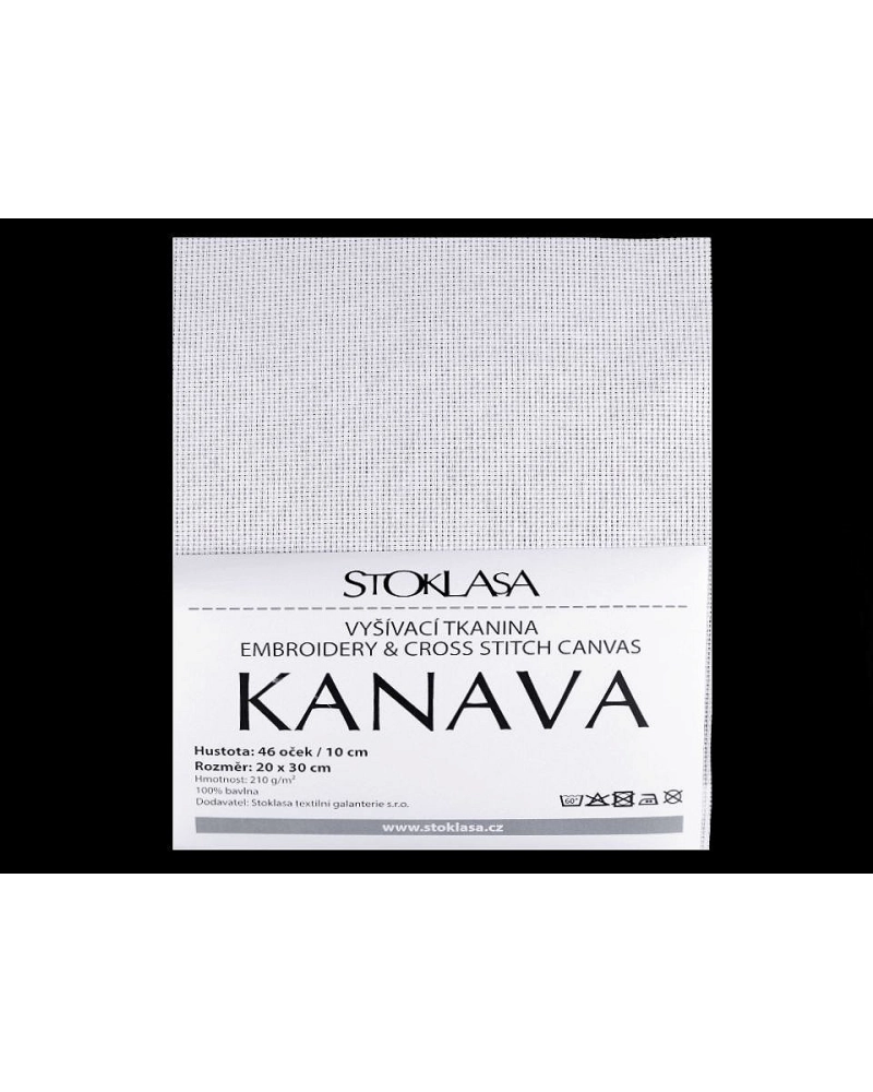 Kanava hímzővászon 20x30 cm 46 szemes - 1 db. | Mimib