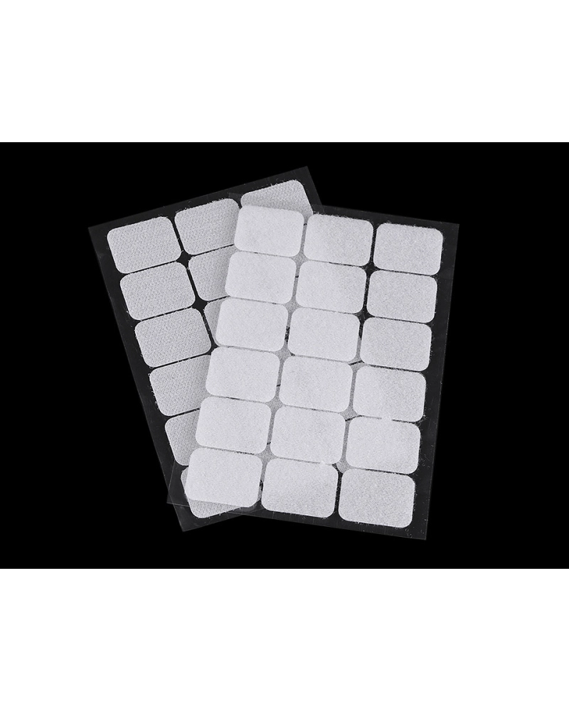 Suchý zips samolepiaci obdĺžniky 25x32 mm - 1 kar. | Mimib