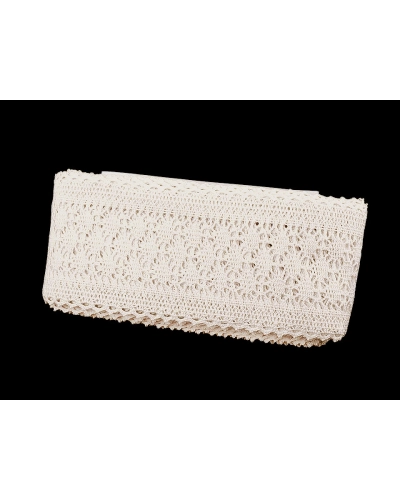 Bavlnená čipka / vsadka paličkovaná šírka 10 cm - 13.5 m | Mimib