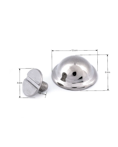 Ozdobný skrutkovací nit / nožičky na kabelky Ø13 mm - 5 pár | Mimib