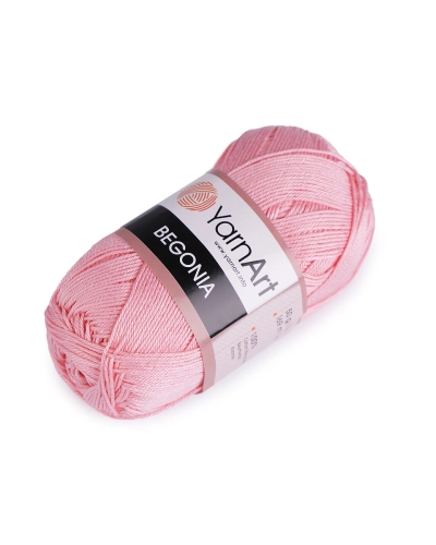 Bavlnená pletacia priadza Begonia 50 g - 1 ks | Mimib