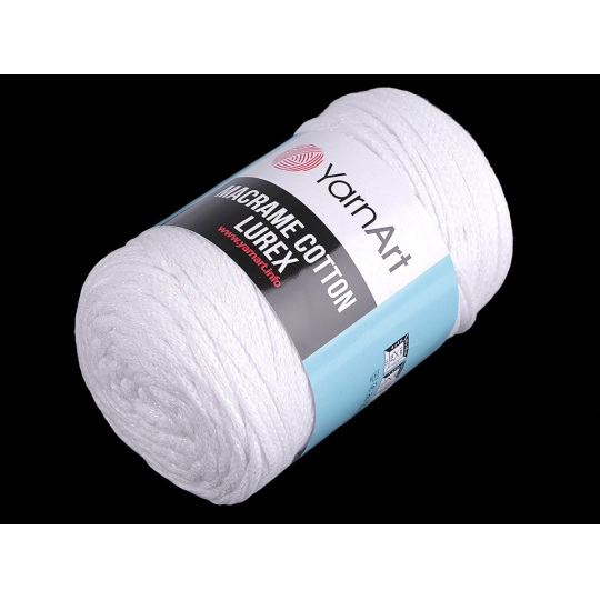Pletacia priadza Macrame Cotton lurex 250 g - 1 ks | Mimib