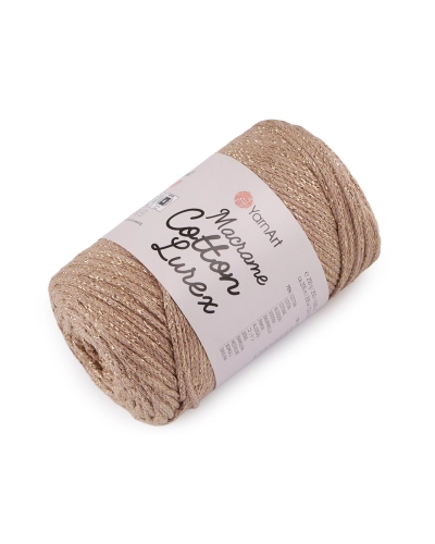 Pletacia priadza Macrame Cotton lurex 250 g - 1 ks | Mimib