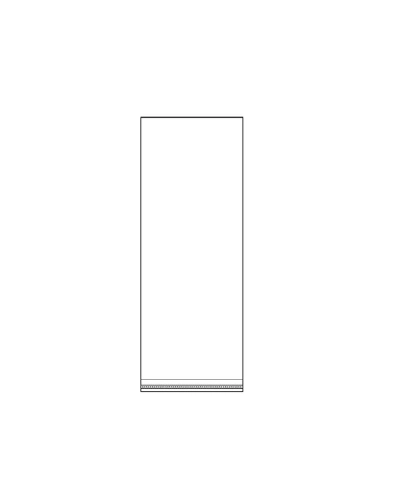 PP vrecko s lepiacou lištou 13x38 cm - 100 ks | Mimib