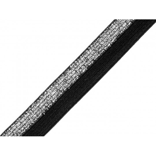 Szegőgumi  / lampasz szélessége 17 mm lurexszel | Mimib