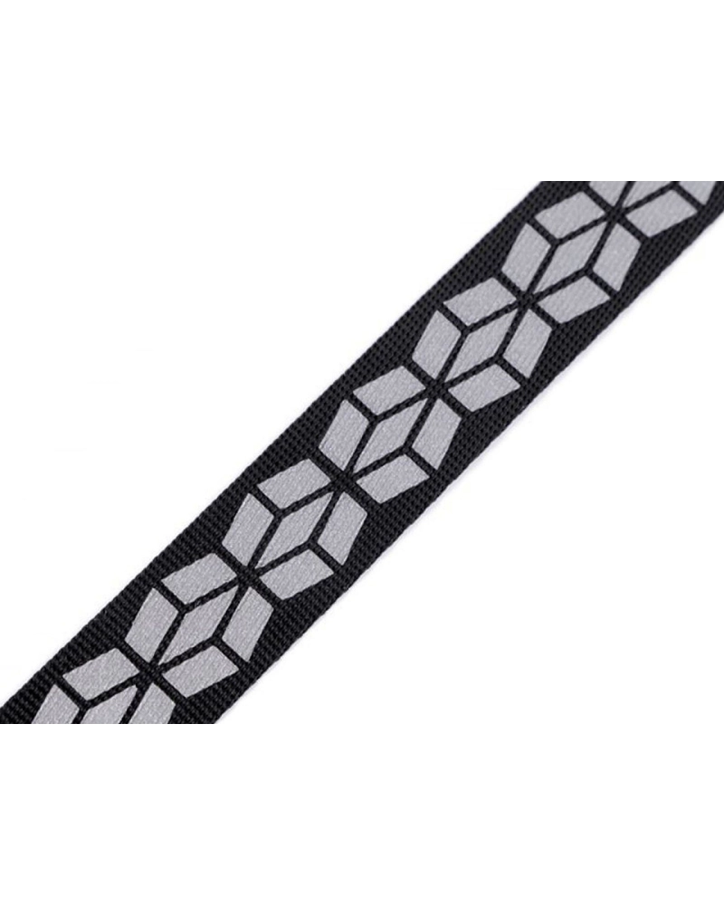 Heveder fényvisszaverős mintával szélessége 20 mm - 1 m | Mimib