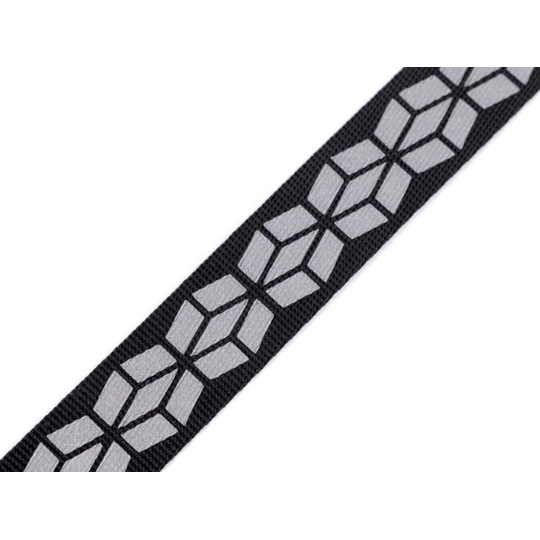 Heveder fényvisszaverős mintával szélessége 20 mm - 1 m | Mimib