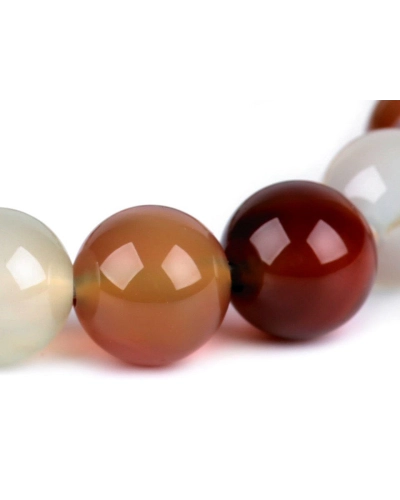 Náramok achát multicolor, syntetický minerál - 1 ks