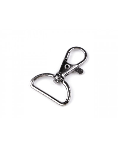 Fém karabiner 25 mm-es delfinkapocs bújtatóval | Mimib