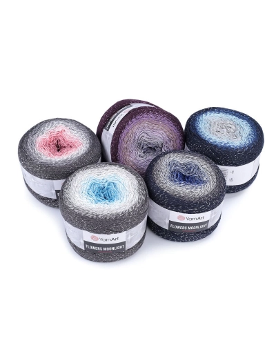 Kötőfonal Flowers Moonlight lurexszel 260 g - 1 db. | Mimib