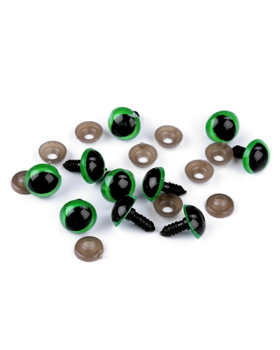 Biztosnágos cicaszemek Ø14 mm - 10 szett | Mimib