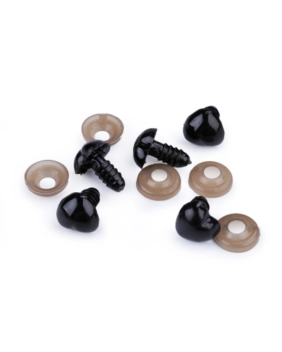 Biztonságos orrocska szív 12x13 mm - 5 szett | Mimib