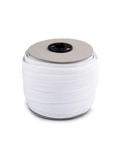 Šikmý prúžok bavlnený šírka 18 mm zažehlený - 1 m