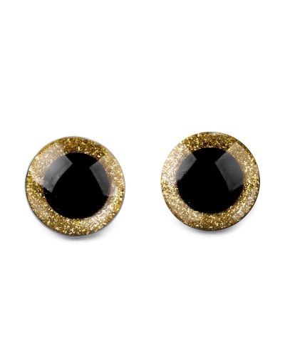 Biztonsági szemek glitterrel Ø25 mm - 4 szett | Mimib