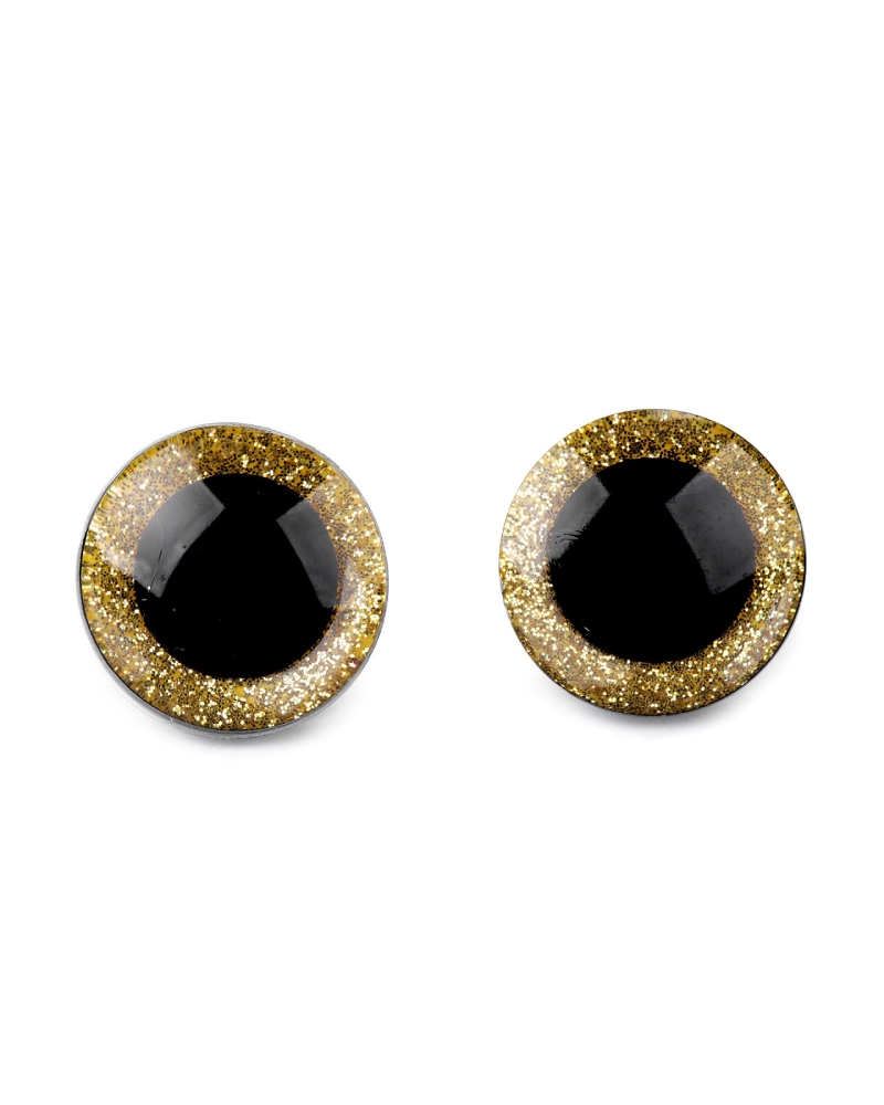 Biztonsági szemek glitterrel Ø25 mm - 4 szett | Mimib