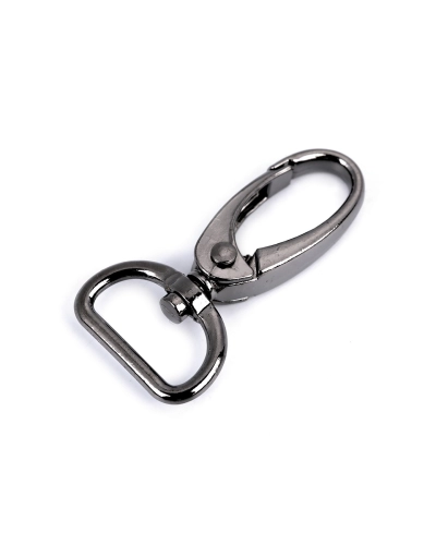Fém forgós karabiner  20 mm-es befűző - 2 db. | Mimib