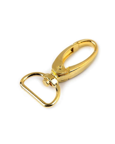 Fém forgós karabiner  20 mm-es befűző - 2 db. | Mimib
