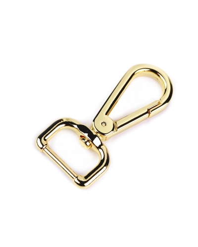Fém forgós karabiner  20 mm-es befűző - 1 db. | Mimib