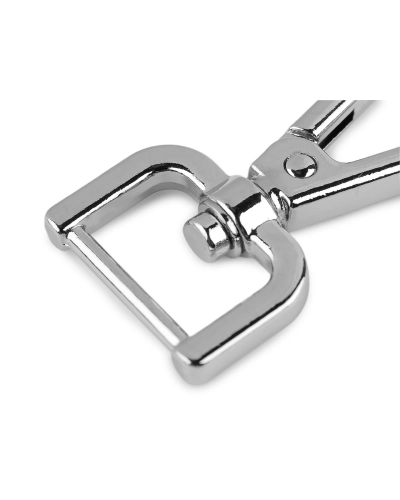 Fém forgós karabiner  20 mm-es befűző - 1 db. | Mimib