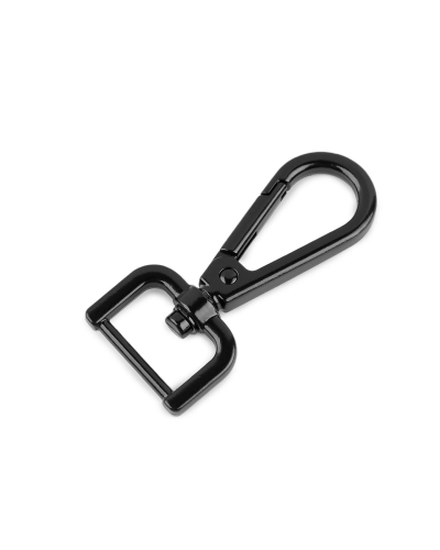 Fém forgós karabiner  20 mm-es befűző - 1 db. | Mimib
