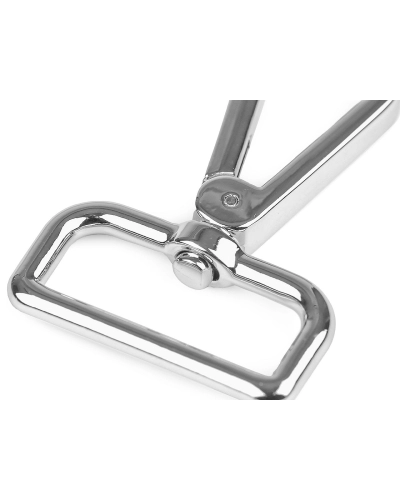 Fém forgós karabiner  30 mm-es befűző - 1 db. | Mimib