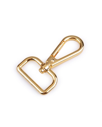 Fém forgós karabiner  30 mm-es befűző - 1 db. | Mimib