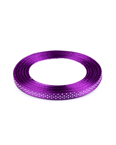 Szatén szalag pöttyökkel szélessége 6 mm - 22.5 m | Mimib