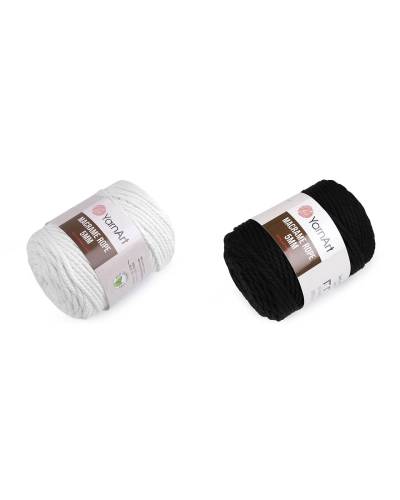 Pletacia priadza Macrame Rope Ø5 mm 500 g rozčesávacia - 1 ks
