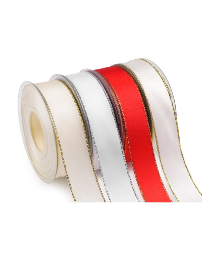 Atlasz szalag lurexdróttal szélessége 25 mm - 25 m | Mimib