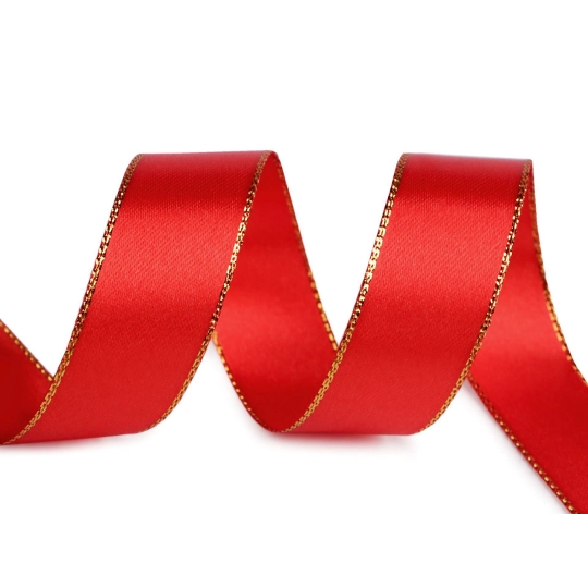 Atlasz szalag lurexdróttal szélessége 25 mm - 25 m | Mimib
