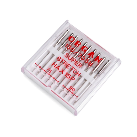 Háztartási varróéptű Super stretch 75,90 Organ - 1 box | Mimib