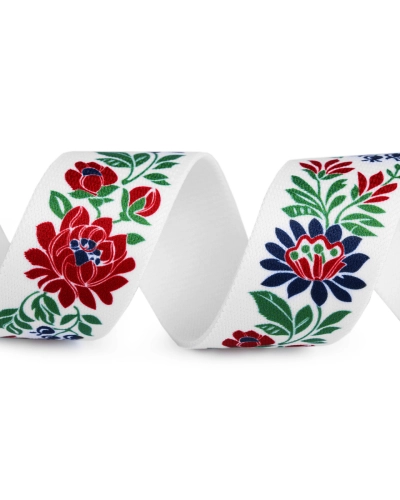 Népviseleti gumiszalag szélesség 40 mm - 1 m | Mimib