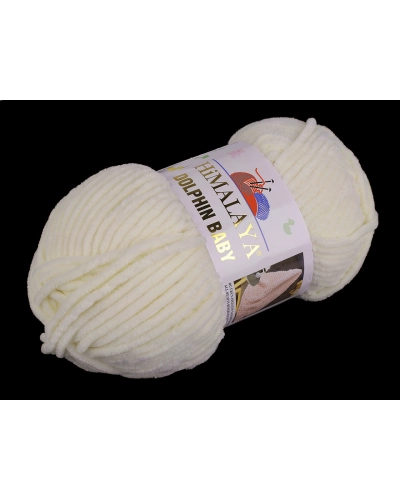 Pletacia ženilková priadza Dolphin Baby 100 g - 1 ks | Mimib