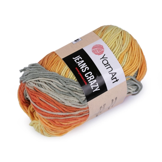 Pletacia priadza Jeans Crazy 50 g - 1 ks | Mimib
