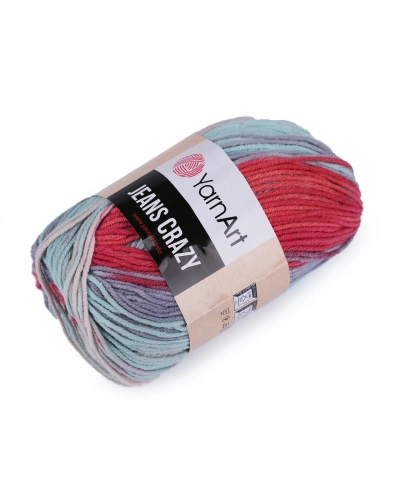 Pletacia priadza Jeans Crazy 50 g - 1 ks | Mimib