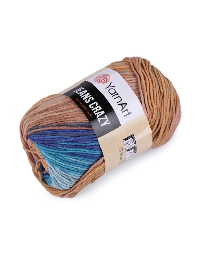 Pletacia priadza Jeans Crazy 50 g - 1 ks | Mimib