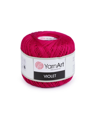 Bavlnená priadza háčkovacia Violet 50 g - 1 ks | Mimib