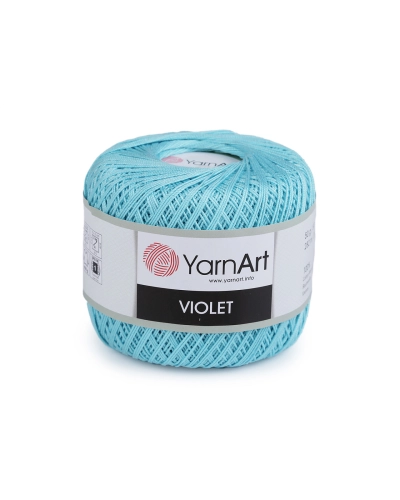Bavlnená priadza háčkovacia Violet 50 g - 1 ks | Mimib