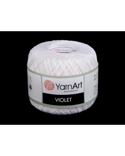 Bavlnená priadza háčkovacia Violet 50 g - 1 ks | Mimib