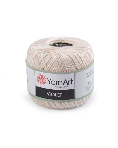 Bavlnená priadza háčkovacia Violet 50 g - 1 ks | Mimib