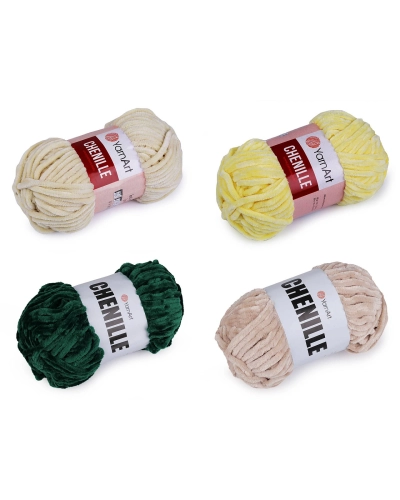 Pletacia ženilková priadza Chenile 100 g - 1 ks | Mimib