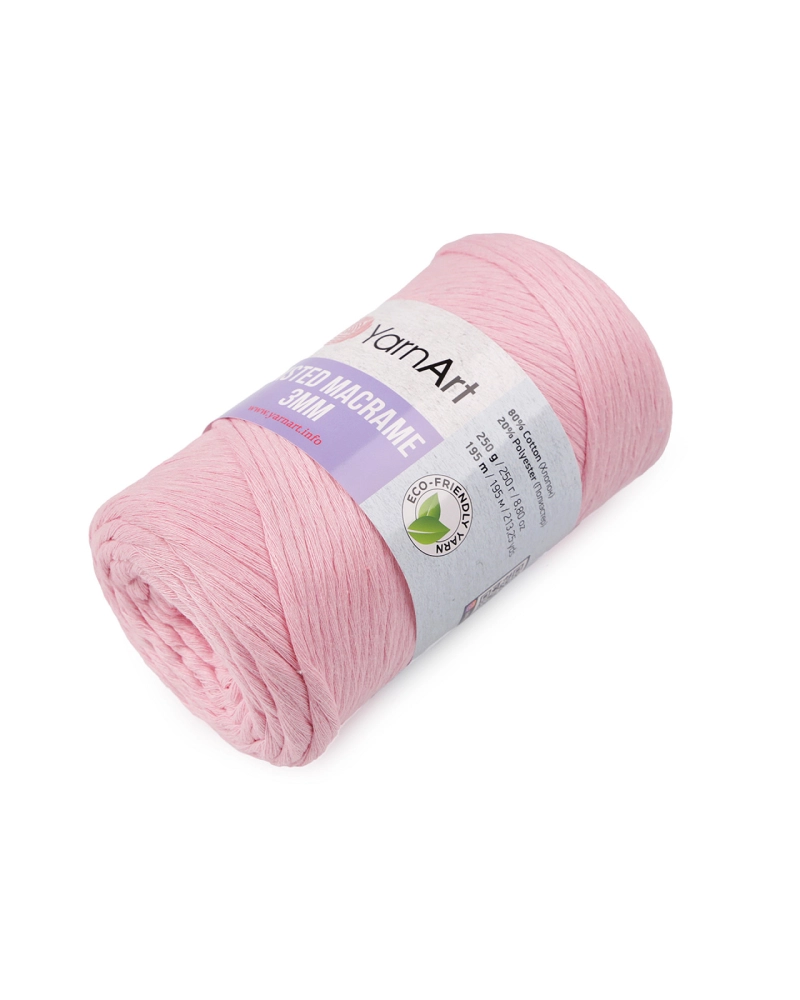 Pletacia priadza Twisted Macrame 250 g rozčesávacia - 1 ks | Mimib