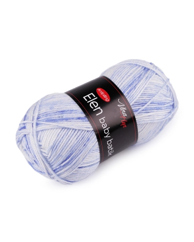 Pletacia priadza Elen baby batik 100 g - 1 ks | Mimib