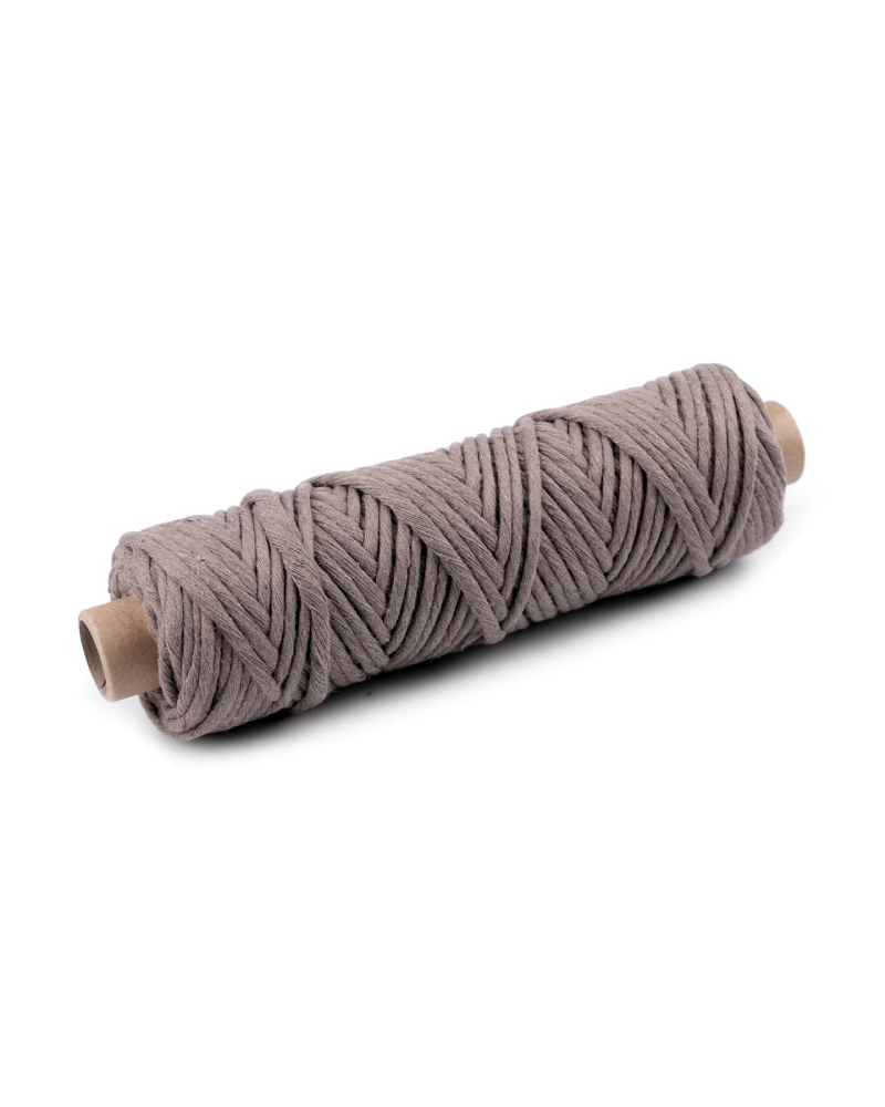 Bavlnená šnúra macrame Ø3 mm rozčesávacia - 50 m | Mimib