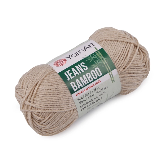 Pletacia priadza Jeans Bamboo 50 g - 1 ks | Mimib