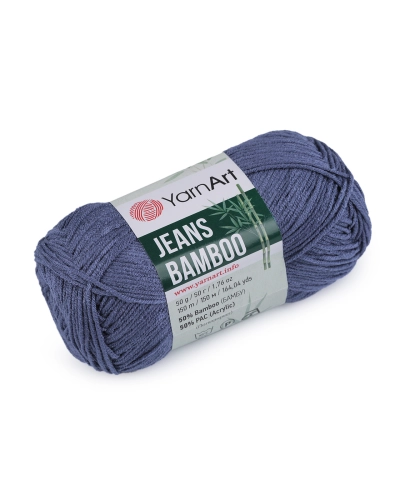 Pletacia priadza Jeans Bamboo 50 g - 1 ks | Mimib