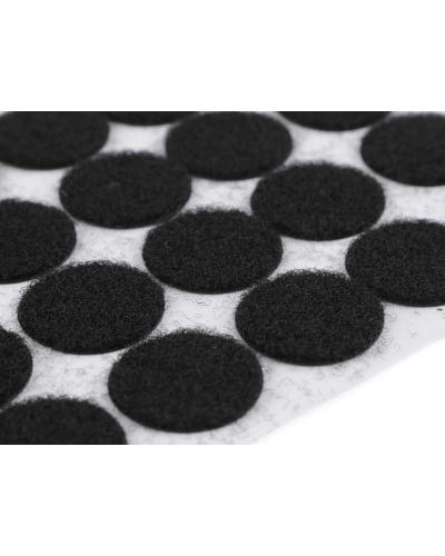 Tépőzár karika öntapadós Ø25 mm - 1 card | Mimib