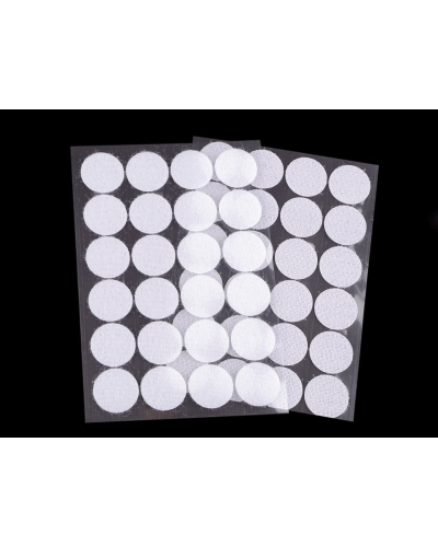 Tépőzár karika öntapadós Ø25 mm - 1 card | Mimib