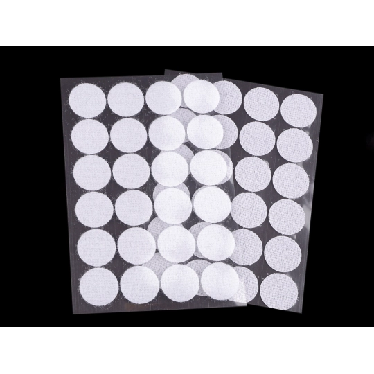 Tépőzár karika öntapadós Ø25 mm - 1 card | Mimib